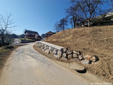 Sanacija zemeljskega plazu nad JP 660473 Županje Njive (3)